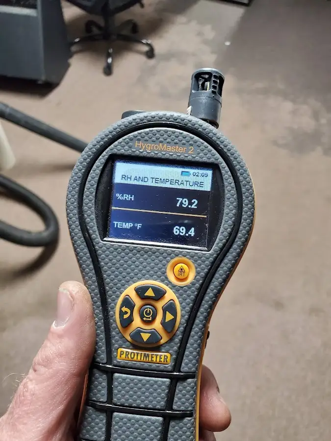 Moisture meter humidity assessment for Mold Remediation & Removal in Port Neches